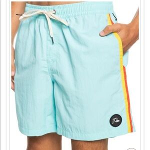 NWT Quilsilver Beach Please Volley 17” Board Shorts M